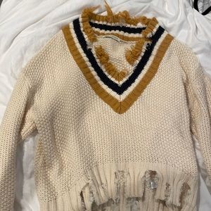 Fox and hawk sweater